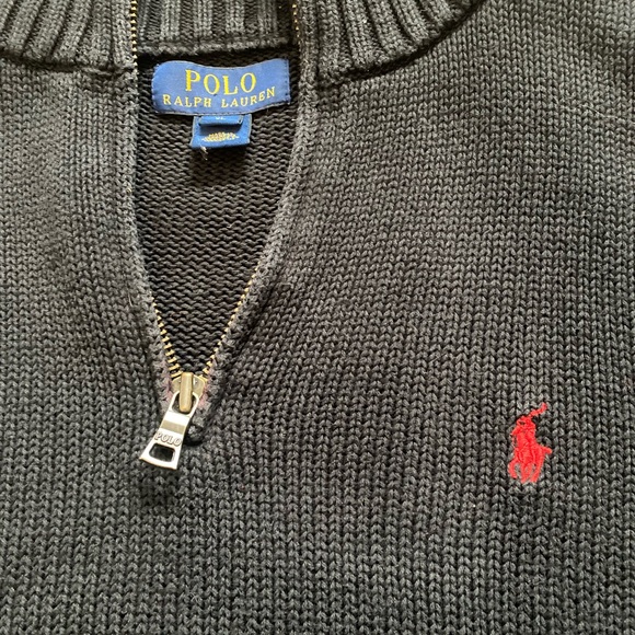 Vintage Polo quarter zip sweater - Picture 2 of 3